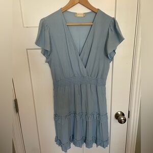 Alter’d State Light Blue Mini Dress